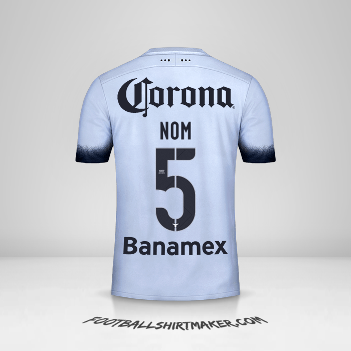 Maillot Club America 2015/16 Troisième -  nom - 5