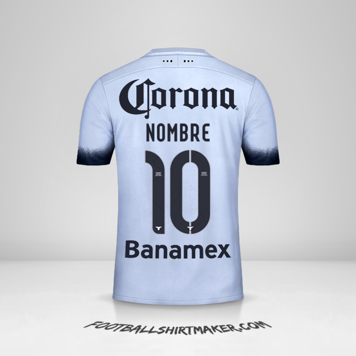 Jersey Club America 2015/16 Tercera -  nombre - 10
