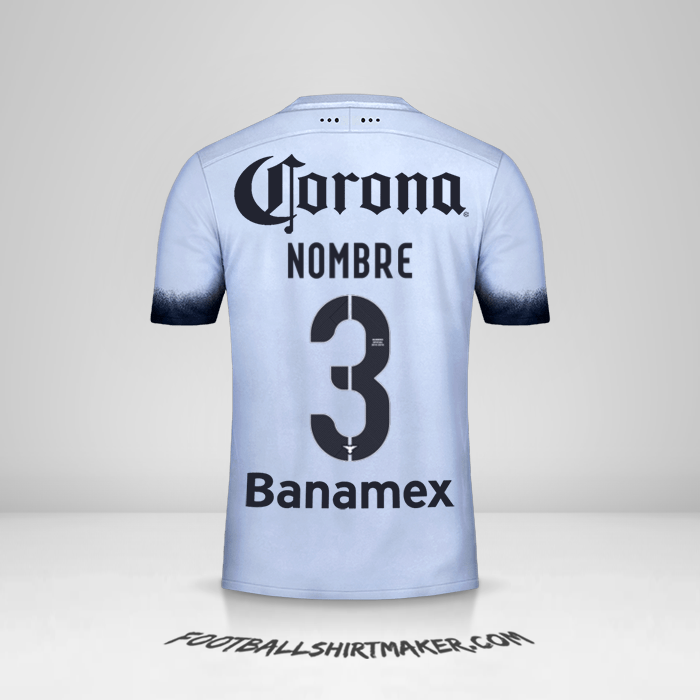 Jersey Club America 2015/16 Tercera -  nombre - 3