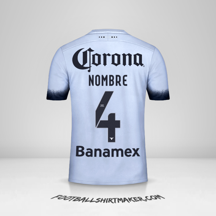 Jersey Club America 2015/16 Tercera -  nombre - 4