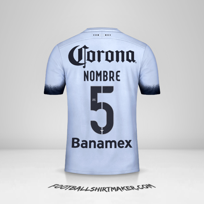 Jersey Club America 2015/16 Tercera -  nombre - 5