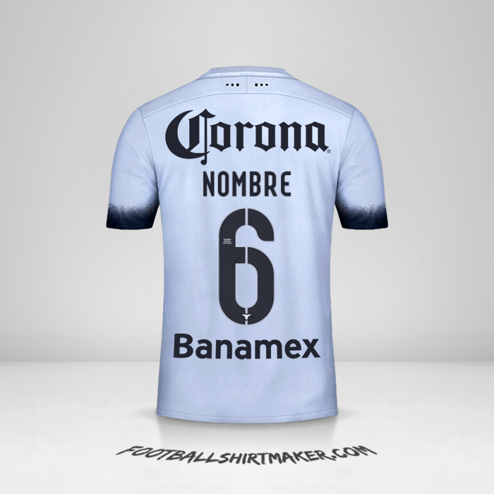 Jersey Club America 2015/16 Tercera -  nombre - 6
