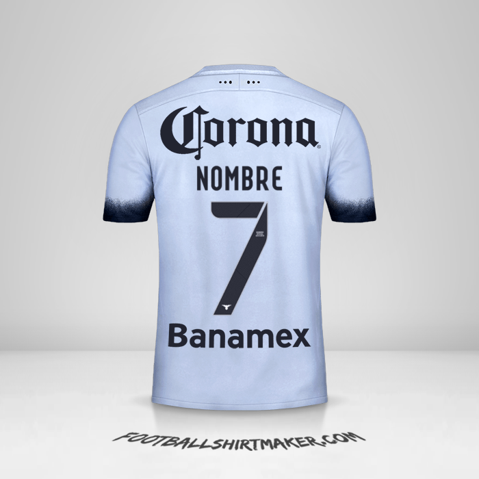 Jersey Club America 2015/16 Tercera -  nombre - 7