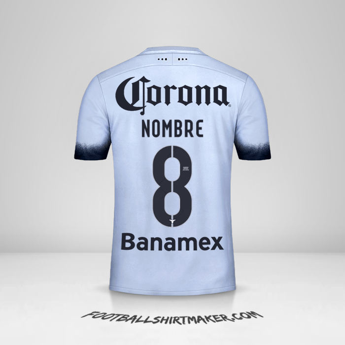 Jersey Club America 2015/16 Tercera -  nombre - 8