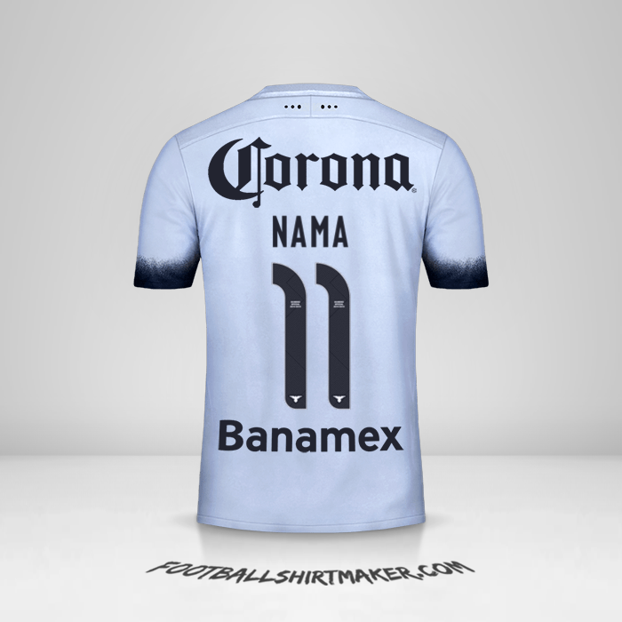 Jersey Club America 2015/16 Ketiga -  nama - 11