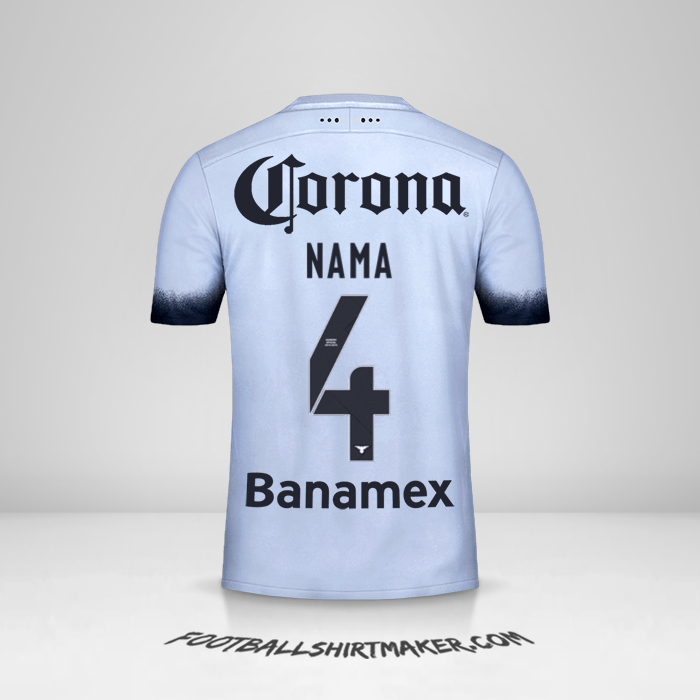 Jersey Club America 2015/16 Ketiga -  nama - 4