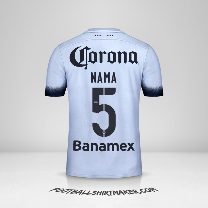 Jersey Club America 2015/16 Ketiga -  nama - 5