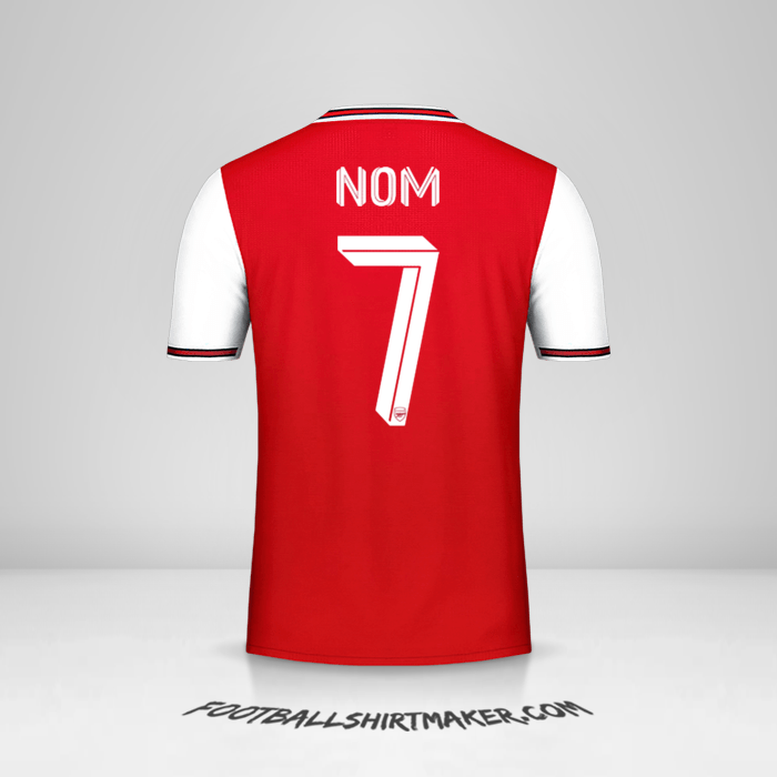 Maillot Arsenal Cup 2019/20 -  nom - 7