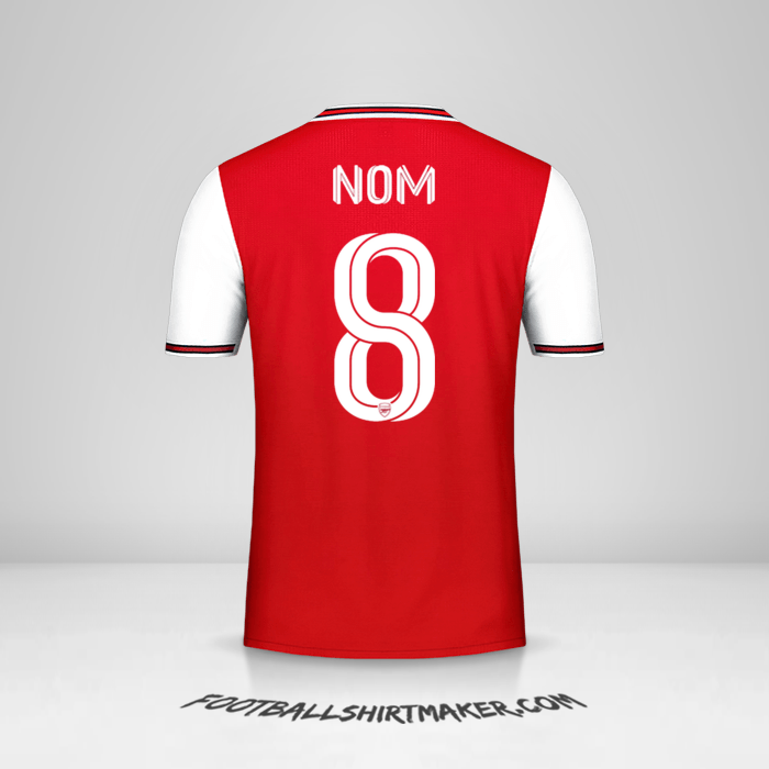 Maillot Arsenal Cup 2019/20 -  nom - 8