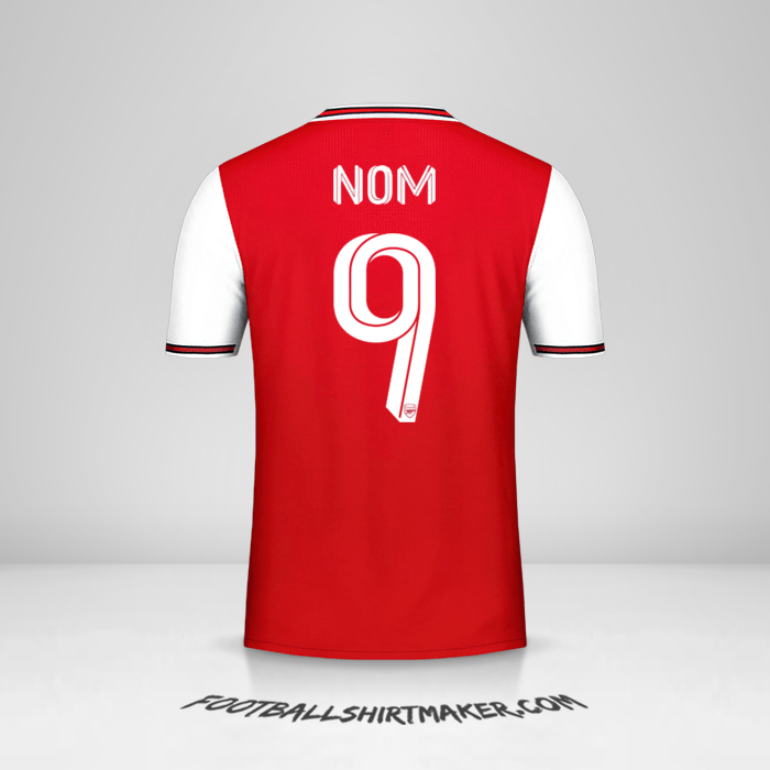 Maillot Arsenal Cup 2019/20 -  nom - 9