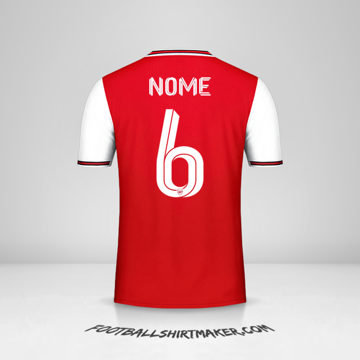 Camisola Arsenal Cup 2019/20 -  nome - 6