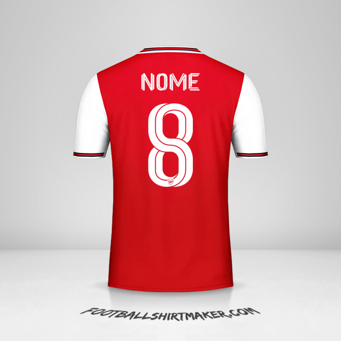 Camisa Arsenal Cup 2019/20 -  nome - 8