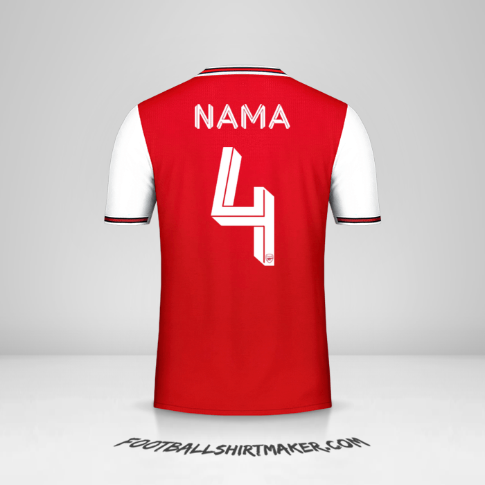 Jersey Arsenal Cup 2019/20 -  nama - 4