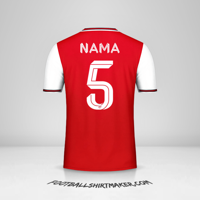 Jersey Arsenal Cup 2019/20 -  nama - 5