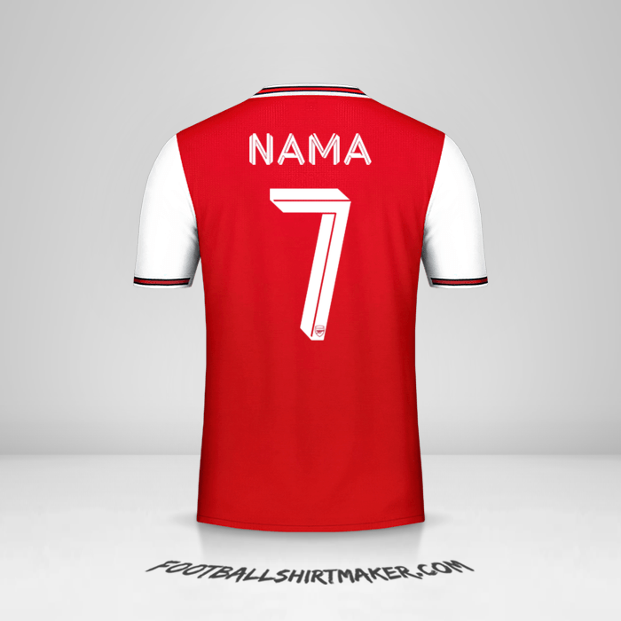 Jersey Arsenal Cup 2019/20 -  nama - 7