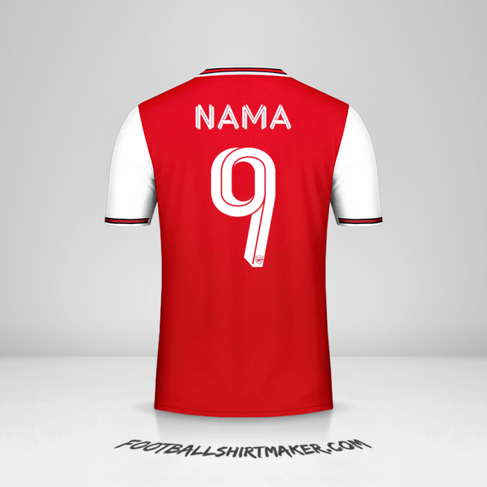 Jersey Arsenal Cup 2019/20 -  nama - 9