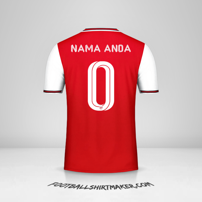 Jersey Arsenal Cup 2019/20 -  nama anda - 0