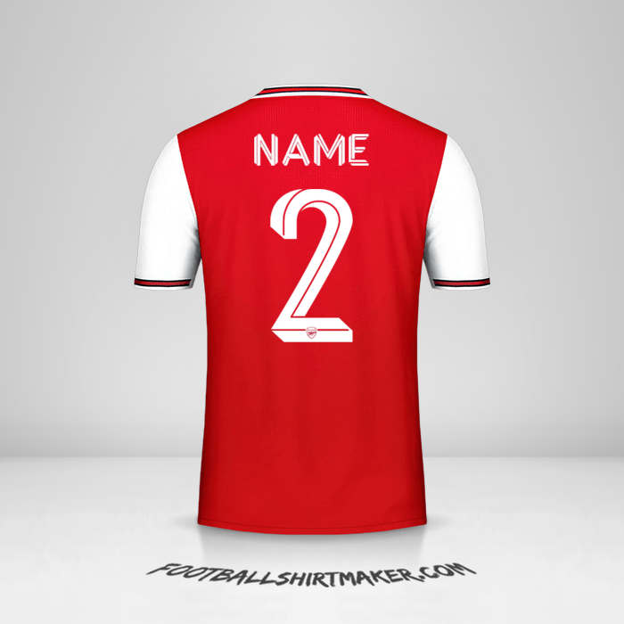 Trikot Arsenal Cup 2019/20 -  name - 2