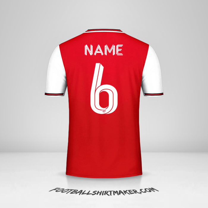 Trikot Arsenal Cup 2019/20 -  name - 6