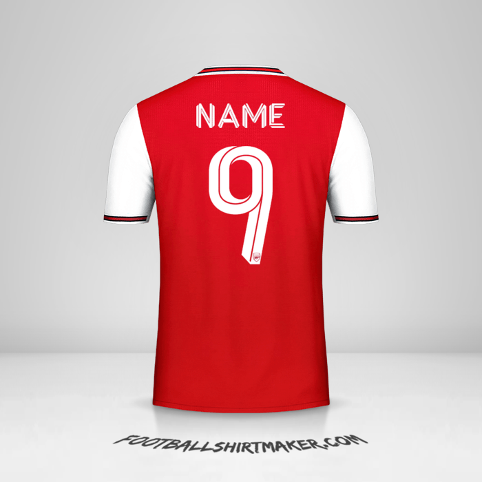 Shirt Arsenal Cup 2019/20 -  name - 9