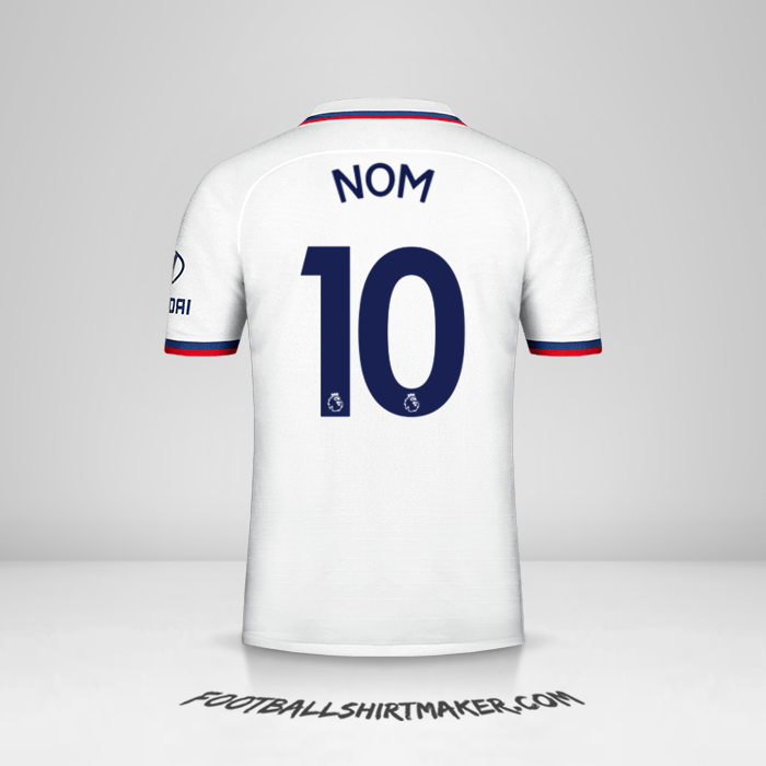 Maillot Chelsea 2019/20 Extérieur -  nom - 10