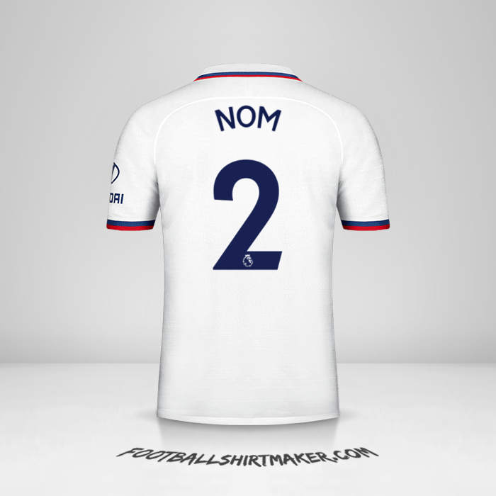 Maillot Chelsea 2019/20 Extérieur -  nom - 2