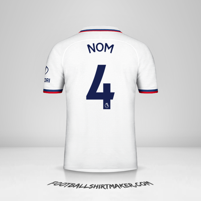 Maillot Chelsea 2019/20 Extérieur -  nom - 4