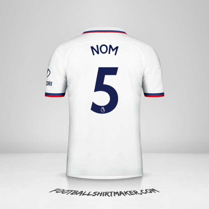 Maillot Chelsea 2019/20 Extérieur -  nom - 5