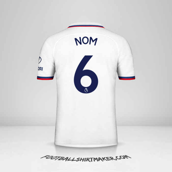 Maillot Chelsea 2019/20 Extérieur -  nom - 6