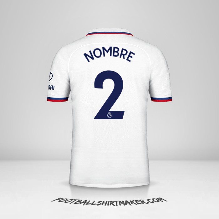 Jersey Chelsea 2019/20 Visita -  nombre - 2