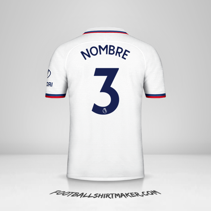 Jersey Chelsea 2019/20 Visita -  nombre - 3
