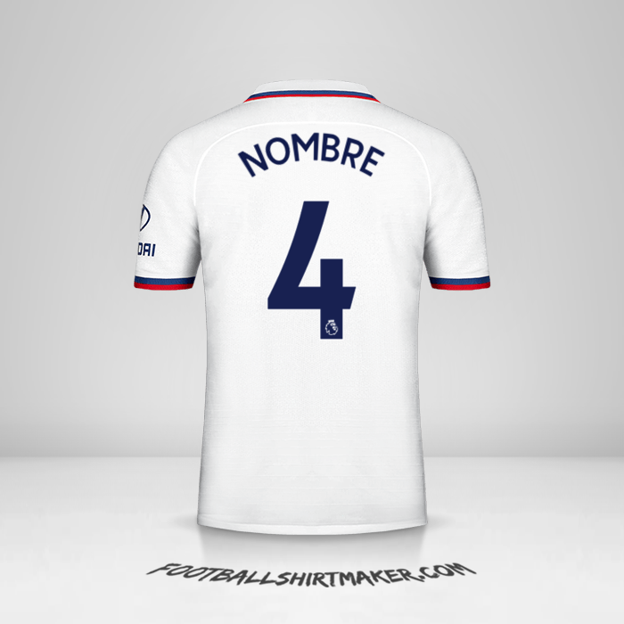 Jersey Chelsea 2019/20 Visita -  nombre - 4