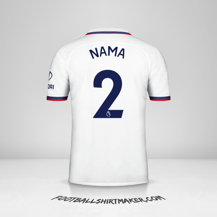 Jersey Chelsea 2019/20 Alternatif -  nama - 2