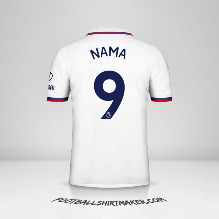Jersey Chelsea 2019/20 Alternatif -  nama - 9