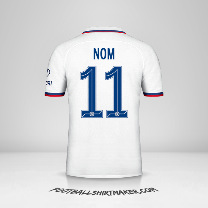 Maillot Chelsea Cup 2019/20 Extérieur -  nom - 11