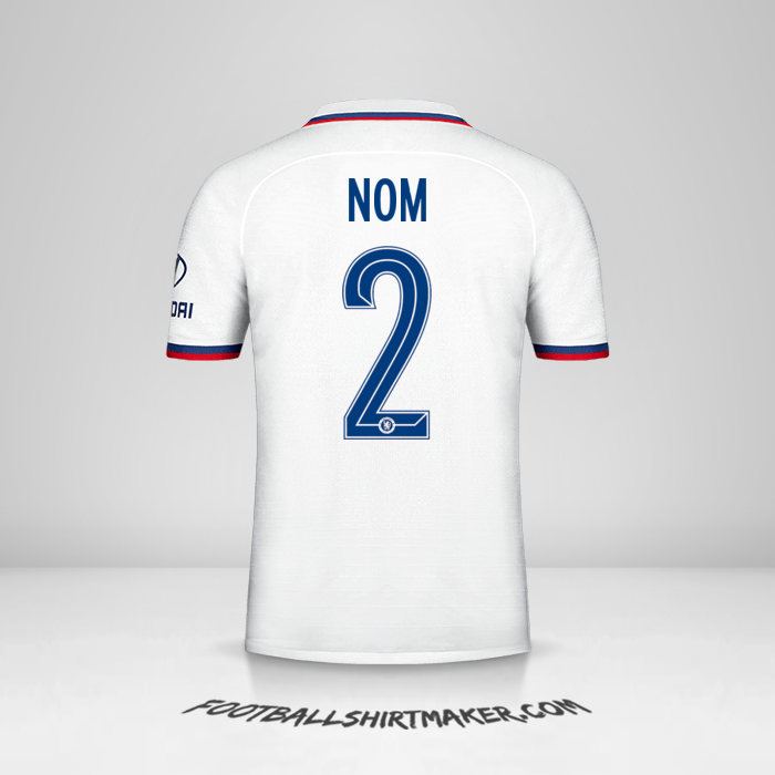 Maillot Chelsea Cup 2019/20 Extérieur -  nom - 2