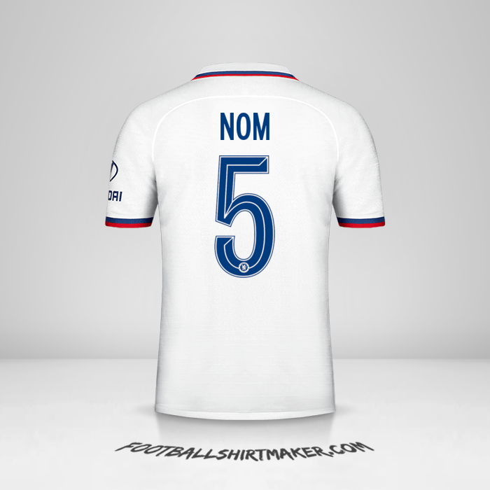 Maillot Chelsea Cup 2019/20 Extérieur -  nom - 5