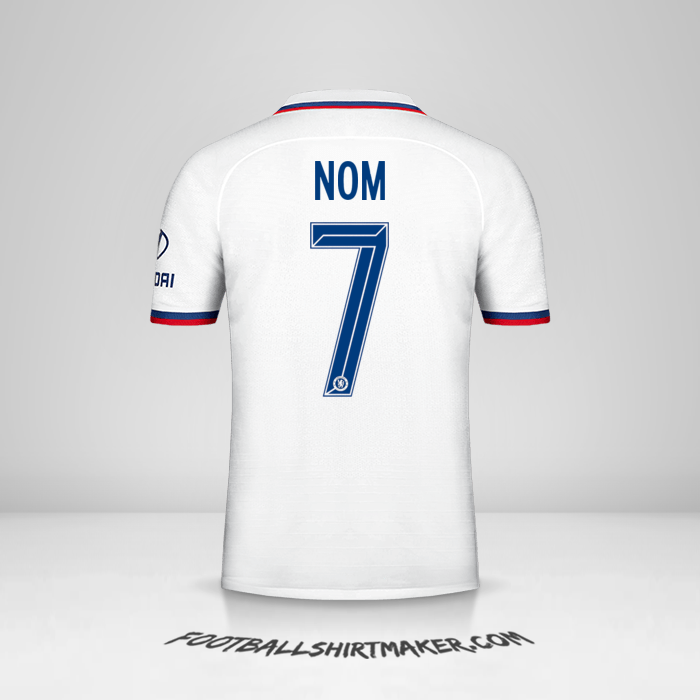 Maillot Chelsea Cup 2019/20 Extérieur -  nom - 7