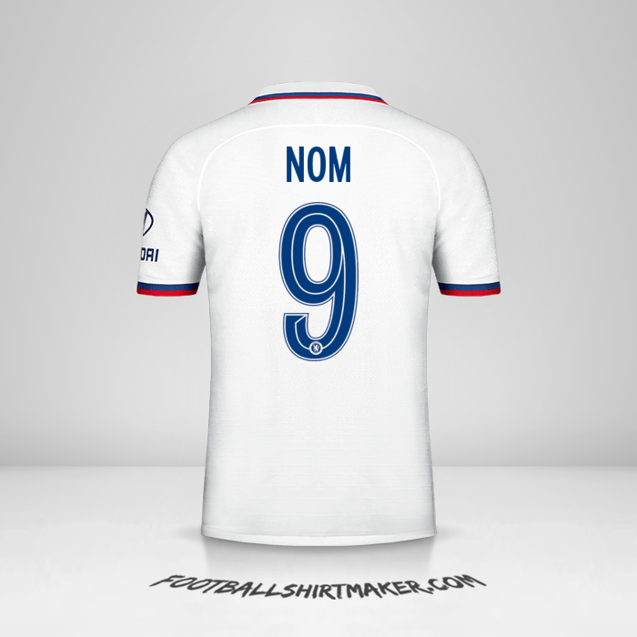 Maillot Chelsea Cup 2019/20 Extérieur -  nom - 9