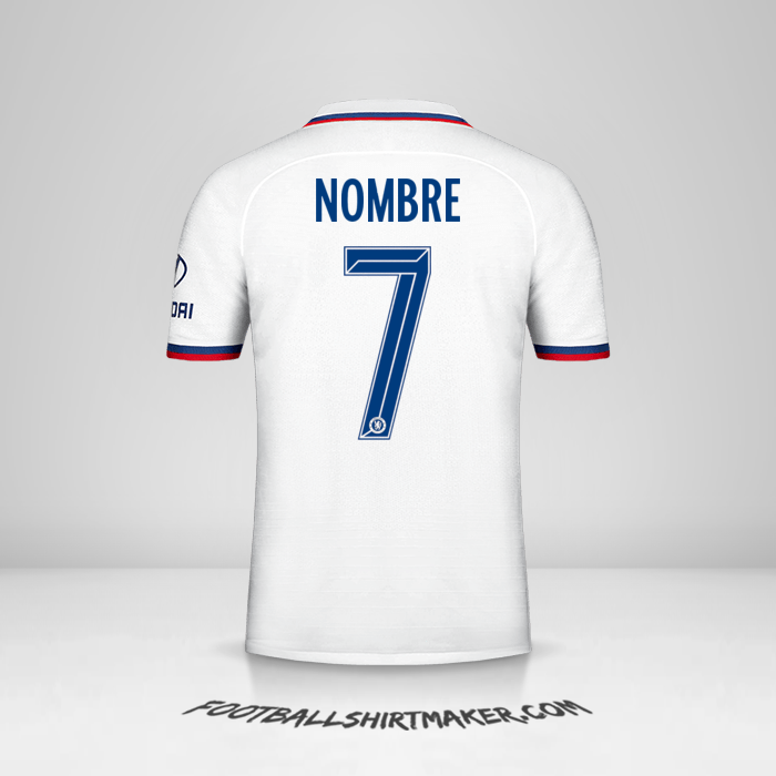 Camiseta Chelsea Cup 2019/20 Visita -  nombre - 7