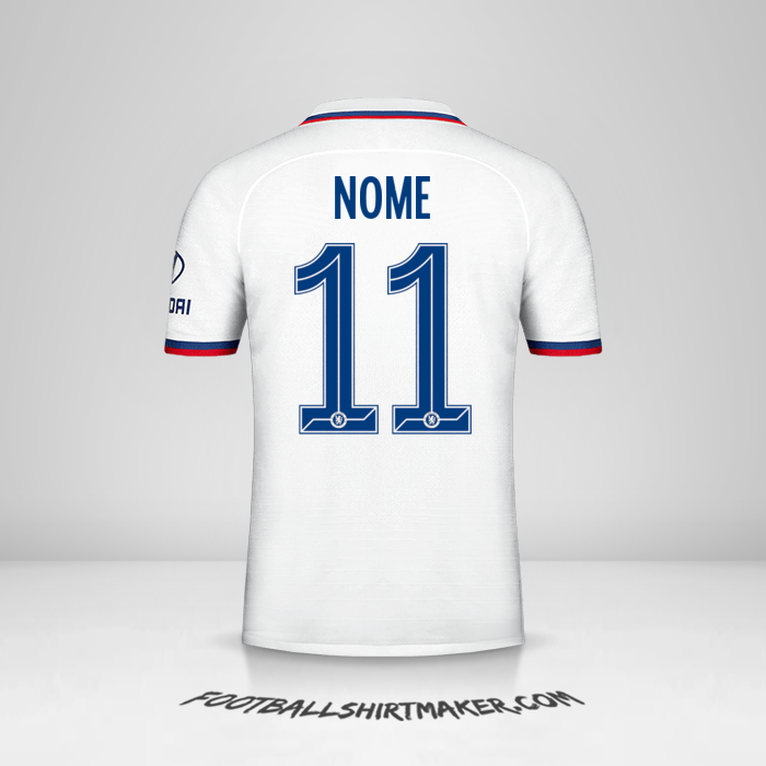 Maglia Chelsea Cup 2019/20 Seconda -  nome - 11