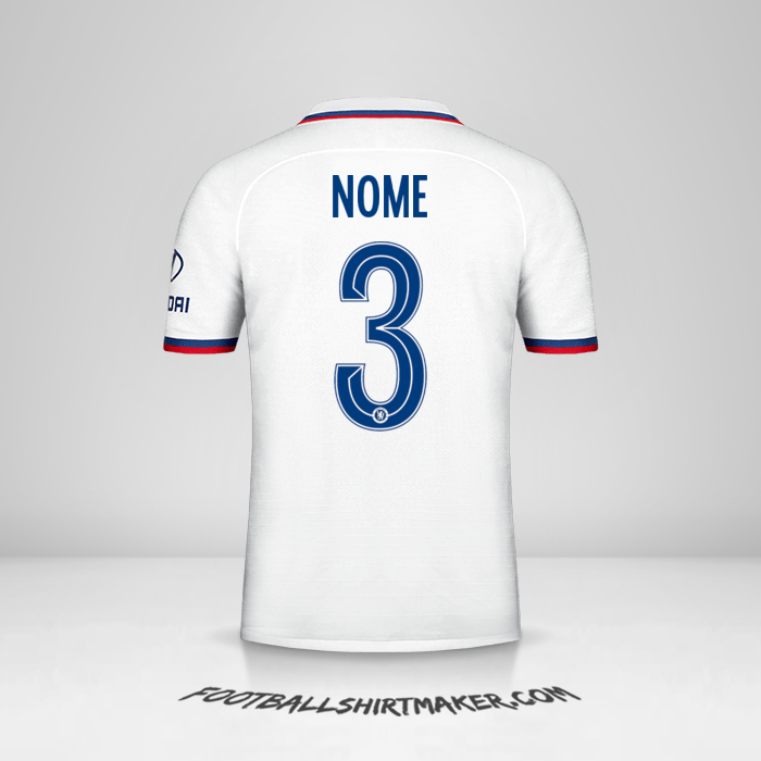 Camisola Chelsea Cup 2019/20 Alternativa -  nome - 3