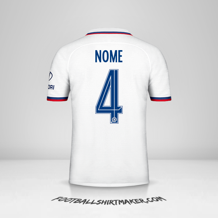 Maglia Chelsea Cup 2019/20 Seconda -  nome - 4