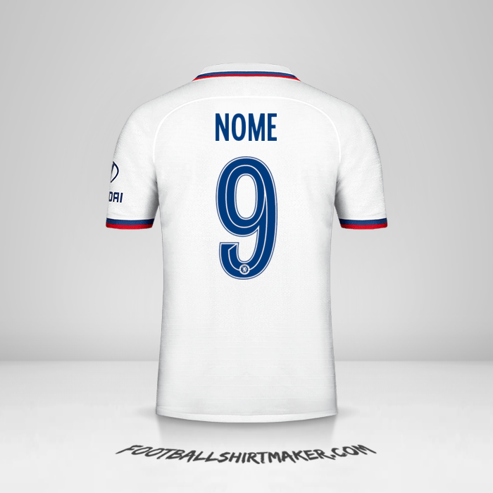 Camisa Chelsea Cup 2019/20 Alternativa -  nome - 9