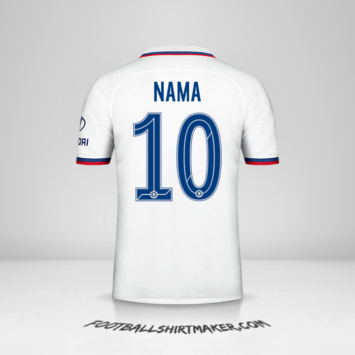 Jersey Chelsea Cup 2019/20 Alternatif -  nama - 10