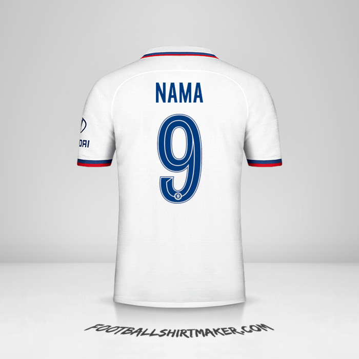 Jersey Chelsea Cup 2019/20 Alternatif -  nama - 9