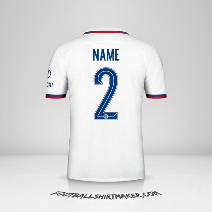 Jersey Chelsea Cup 2019/20 Away -  name - 2