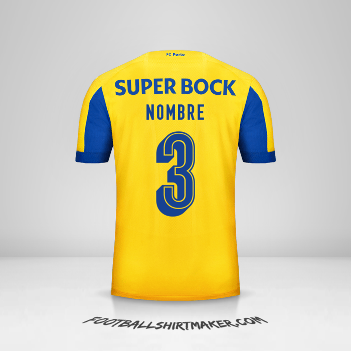 Jersey FC Porto Cup 2019/20 Visita -  nombre - 3