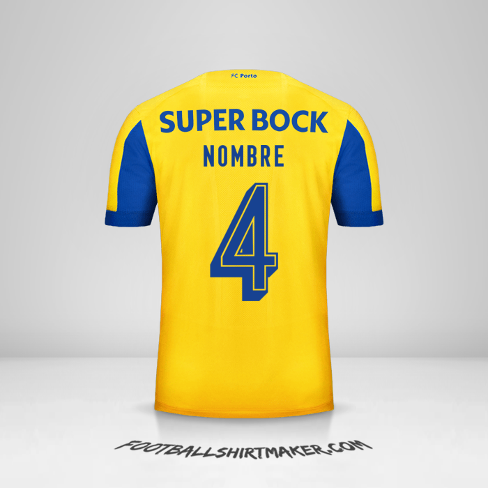 Jersey FC Porto Cup 2019/20 Visita -  nombre - 4