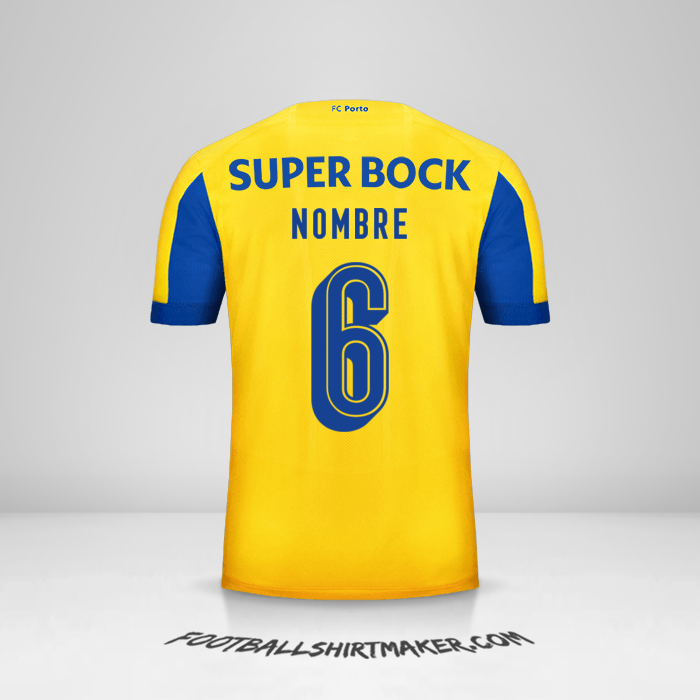 Jersey FC Porto Cup 2019/20 Visita -  nombre - 6